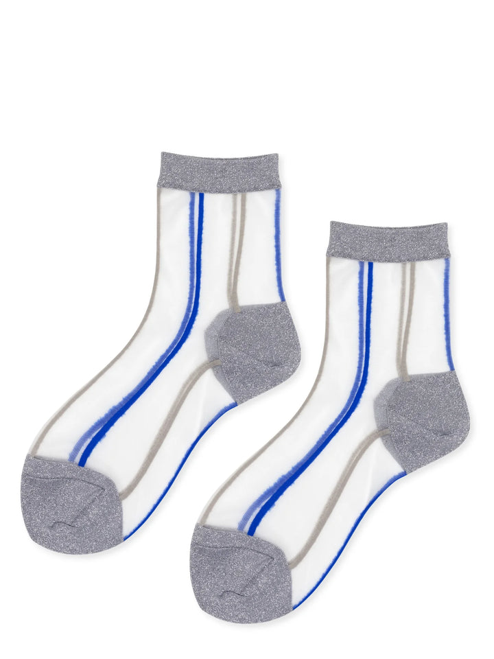 Hansel from Basel – Grand Slam Sheer Short Crew in Silver