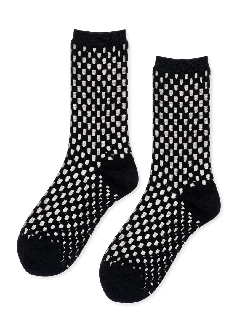 Hansel from Basel – Anise Sheer Crew in Black