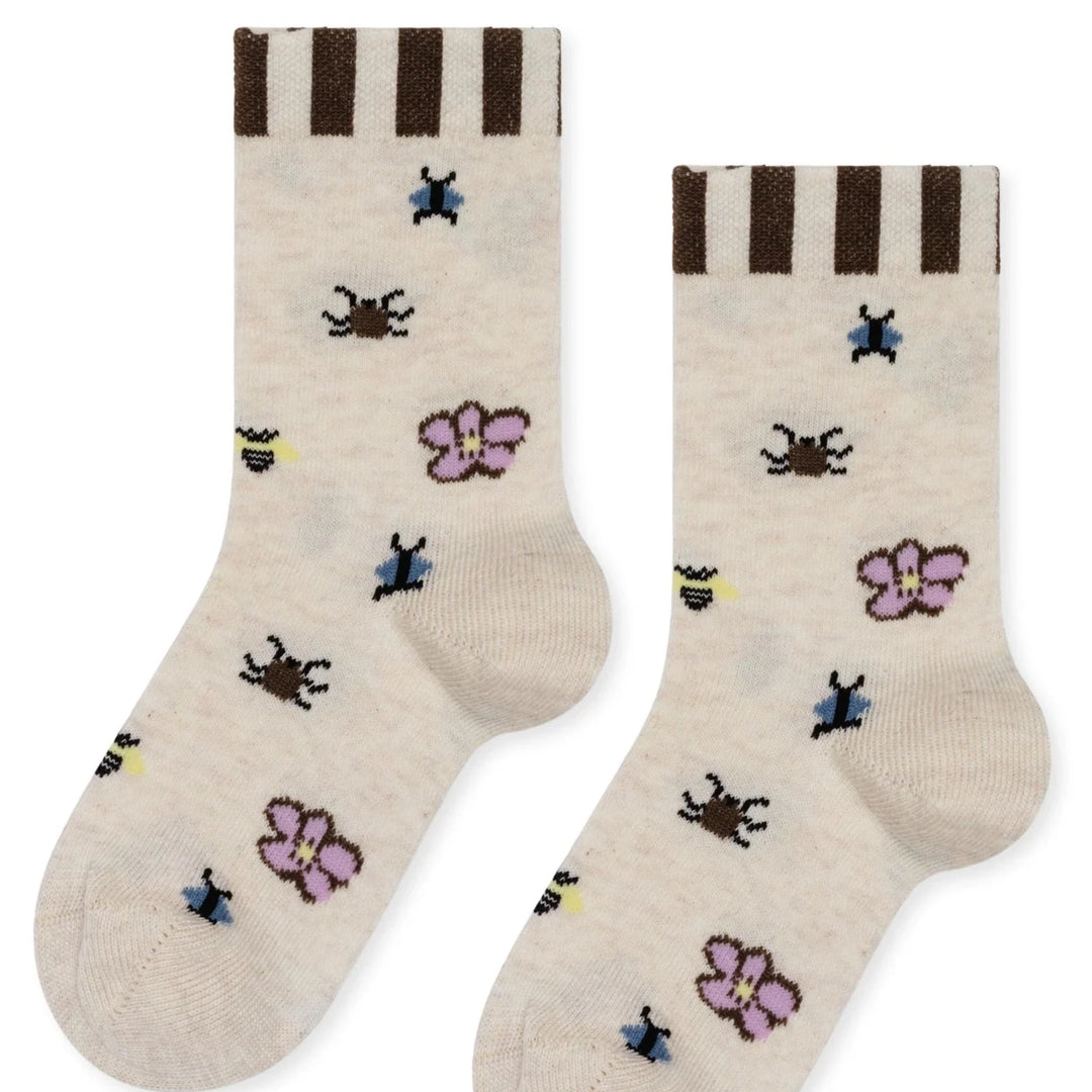 Hansel From Basel – Mini Flora and Fauna Crew Kids Socks