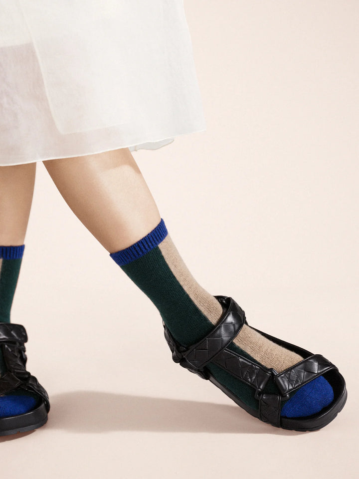 Hansel from Basel - Half and Half Cashmere Crew