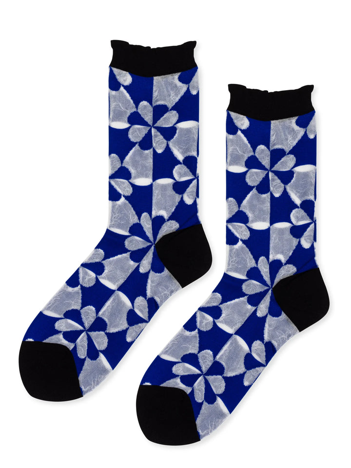 Hansel from Basel – Pinwheel Sheer Crew in Cobalt