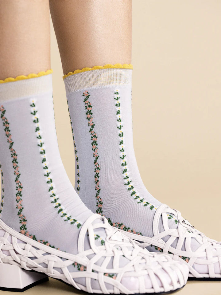 Hansel from Basel – Louelle Crew in Periwinkle