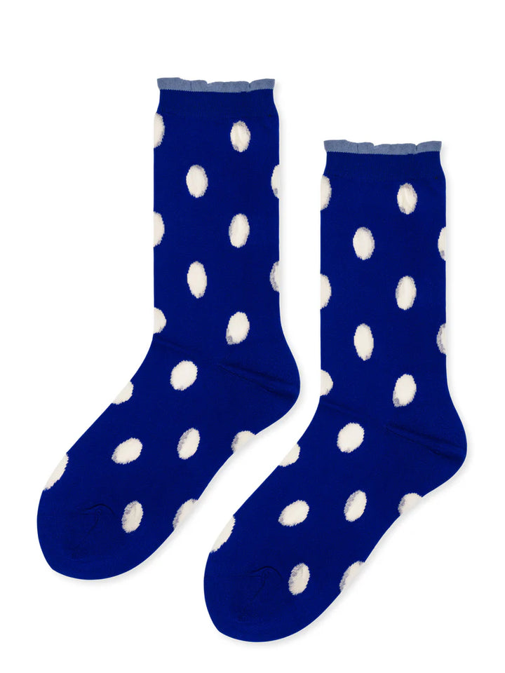 Hansel from Basel – Sheer Dot Crew in Cobalt