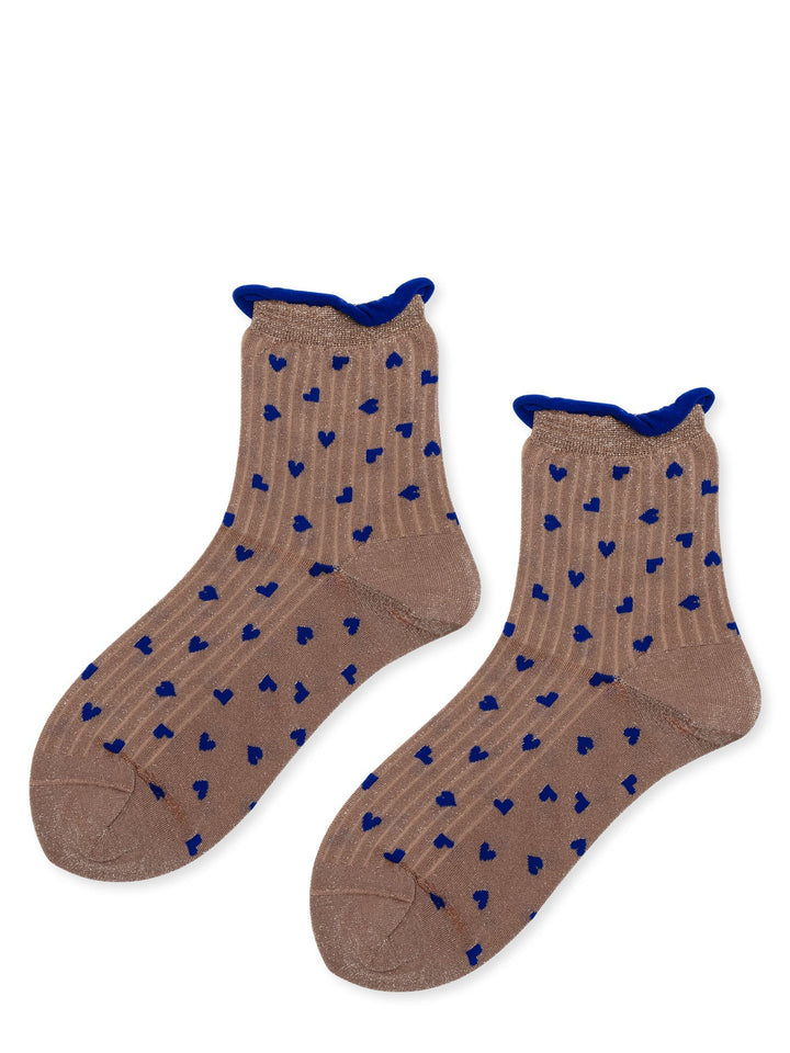 Hansel from Basel – Spiffy Hearts Short Crew in Bronze