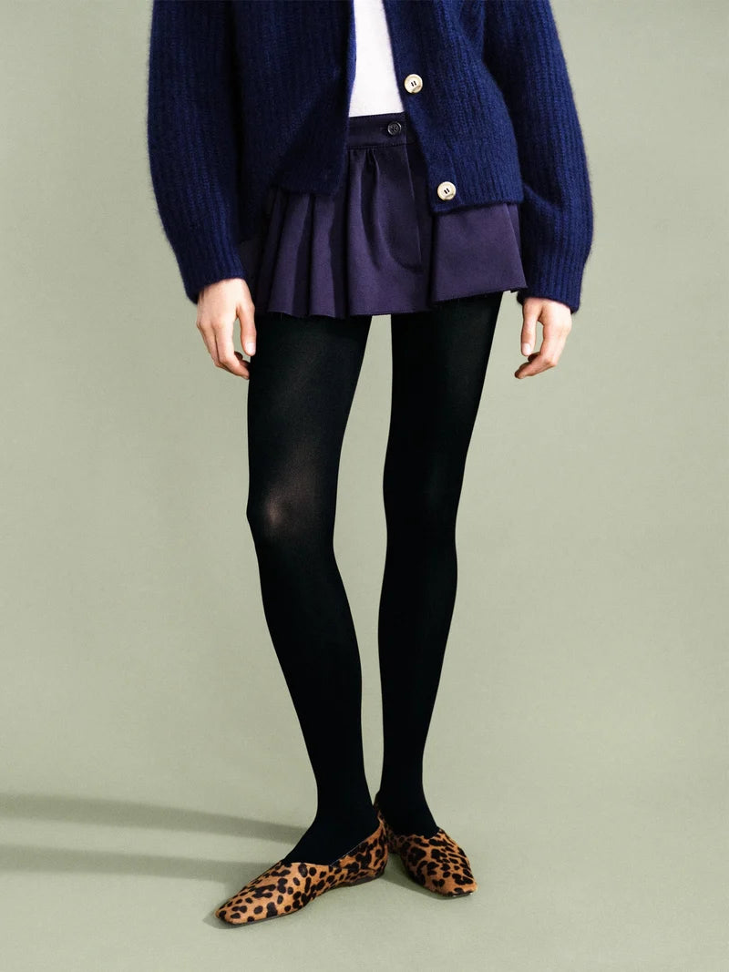 Hansel from Basel – Opaque Tights in Black