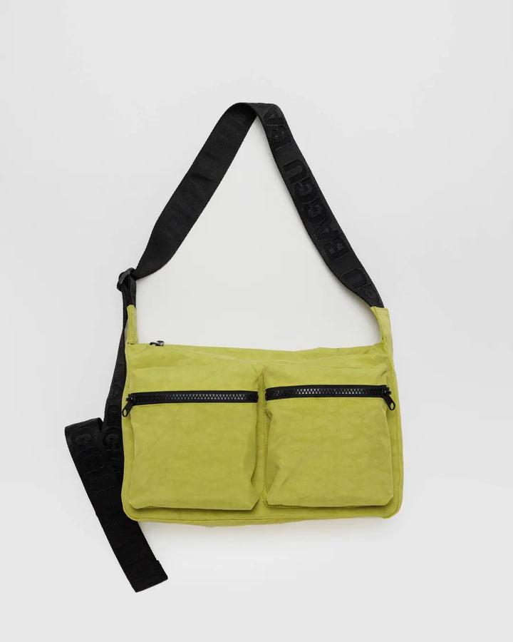 BAGGU - Medium Cargo Crossbody Bag in Lemongrass