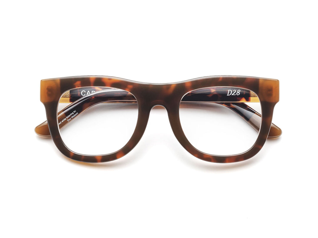 Caddis – D28 Reading Glasses in 7X Tan Torted