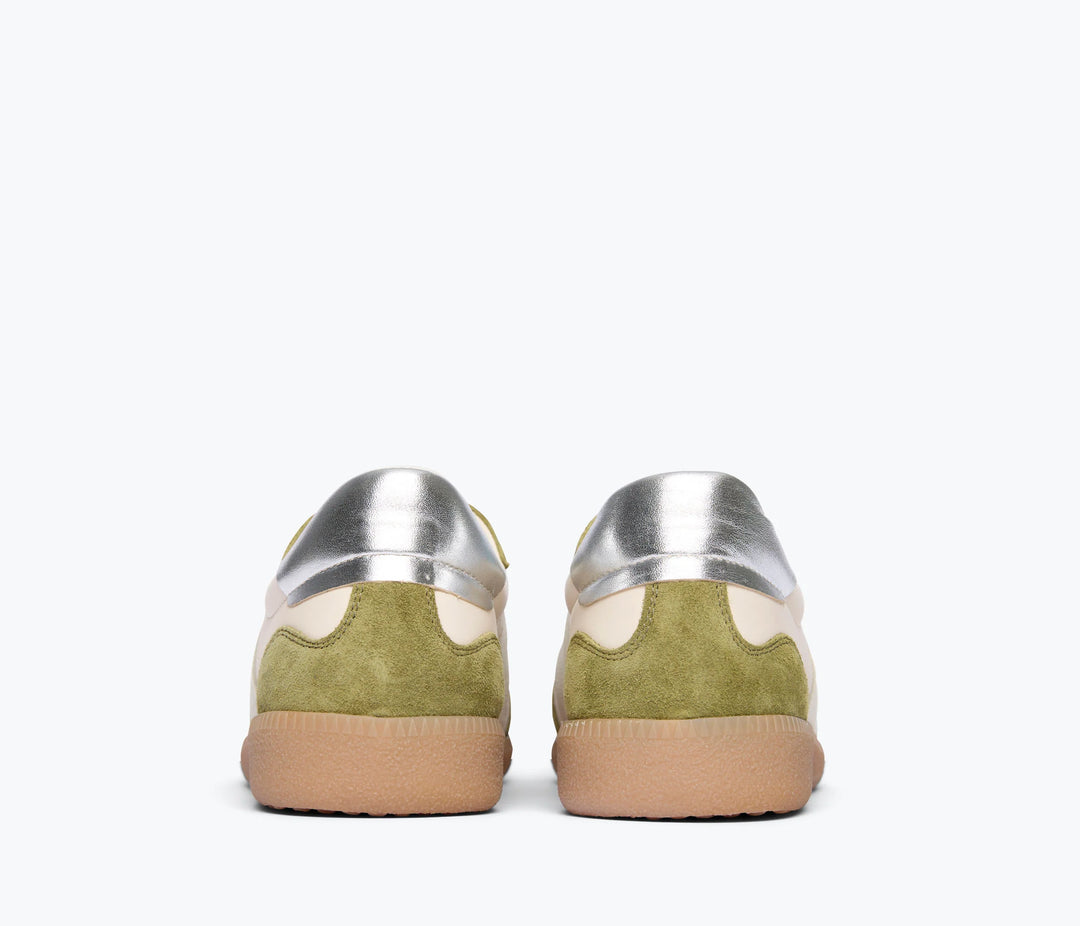 Freda Salvador – Jackie in Wasabi Suede Combo