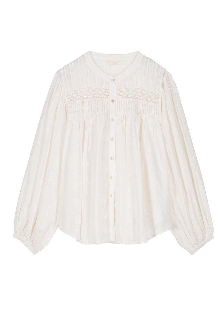 Louise Misha – Jally Shirt in Off White