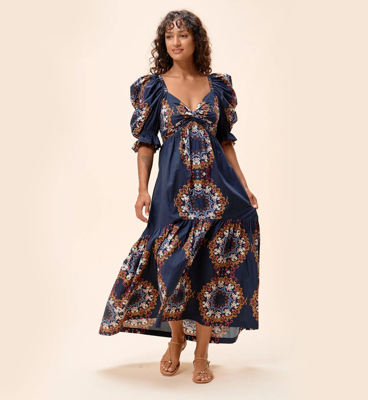 Cleobella – Jewel Ankle Dress in Venezia Blue