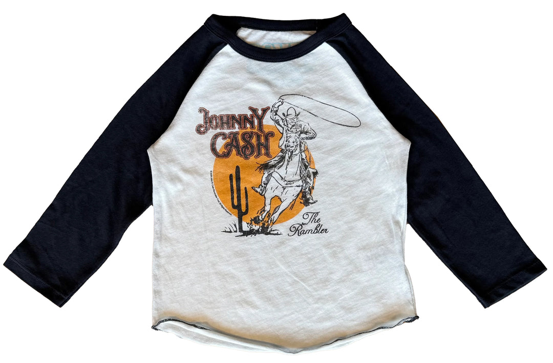 Rowdy Sprout - Johnny Cash Rambler Raglan Tee