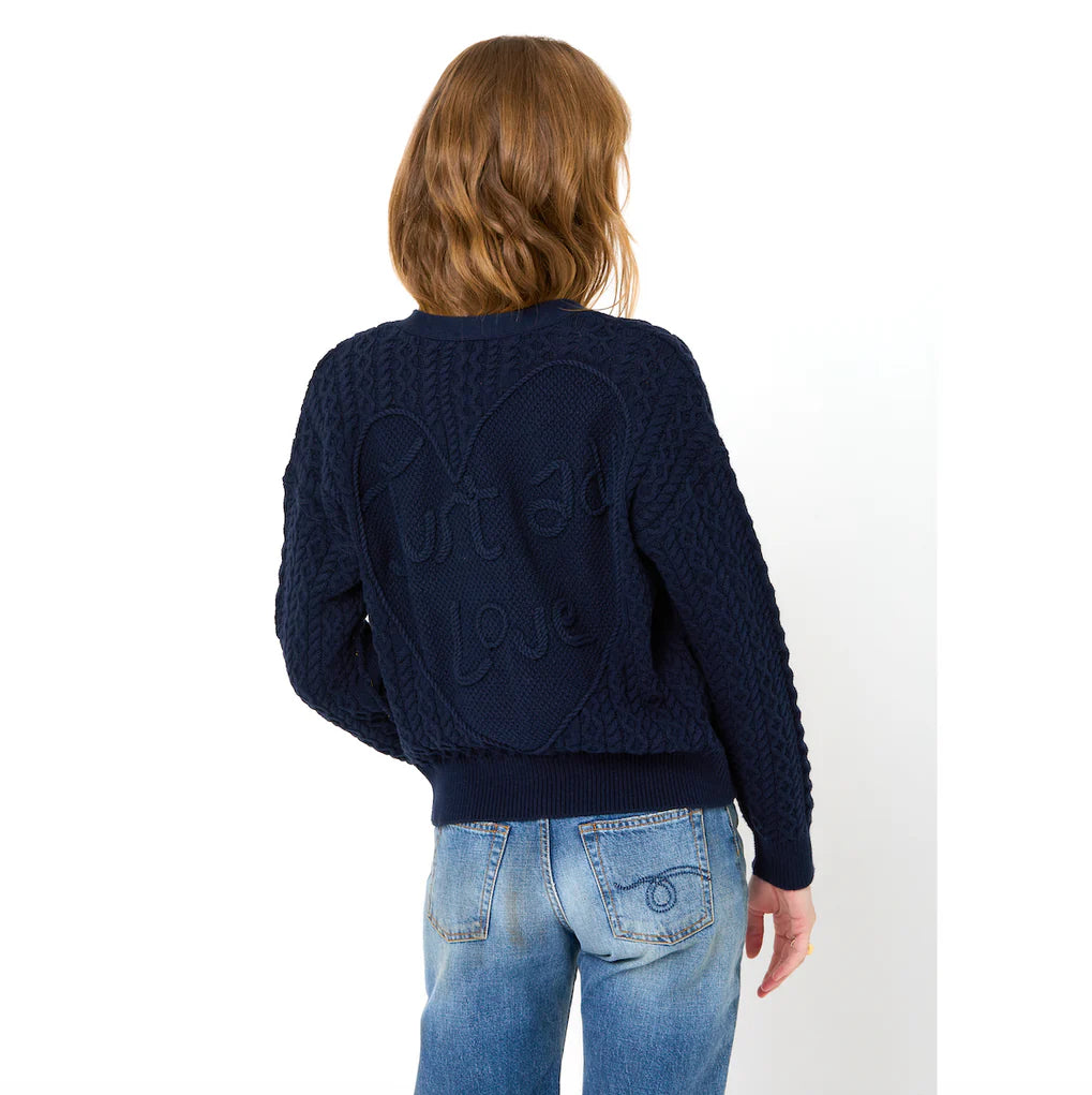 Kerri Rosenthal – Suzanne 'Just Add Love' Sweater in Indigo