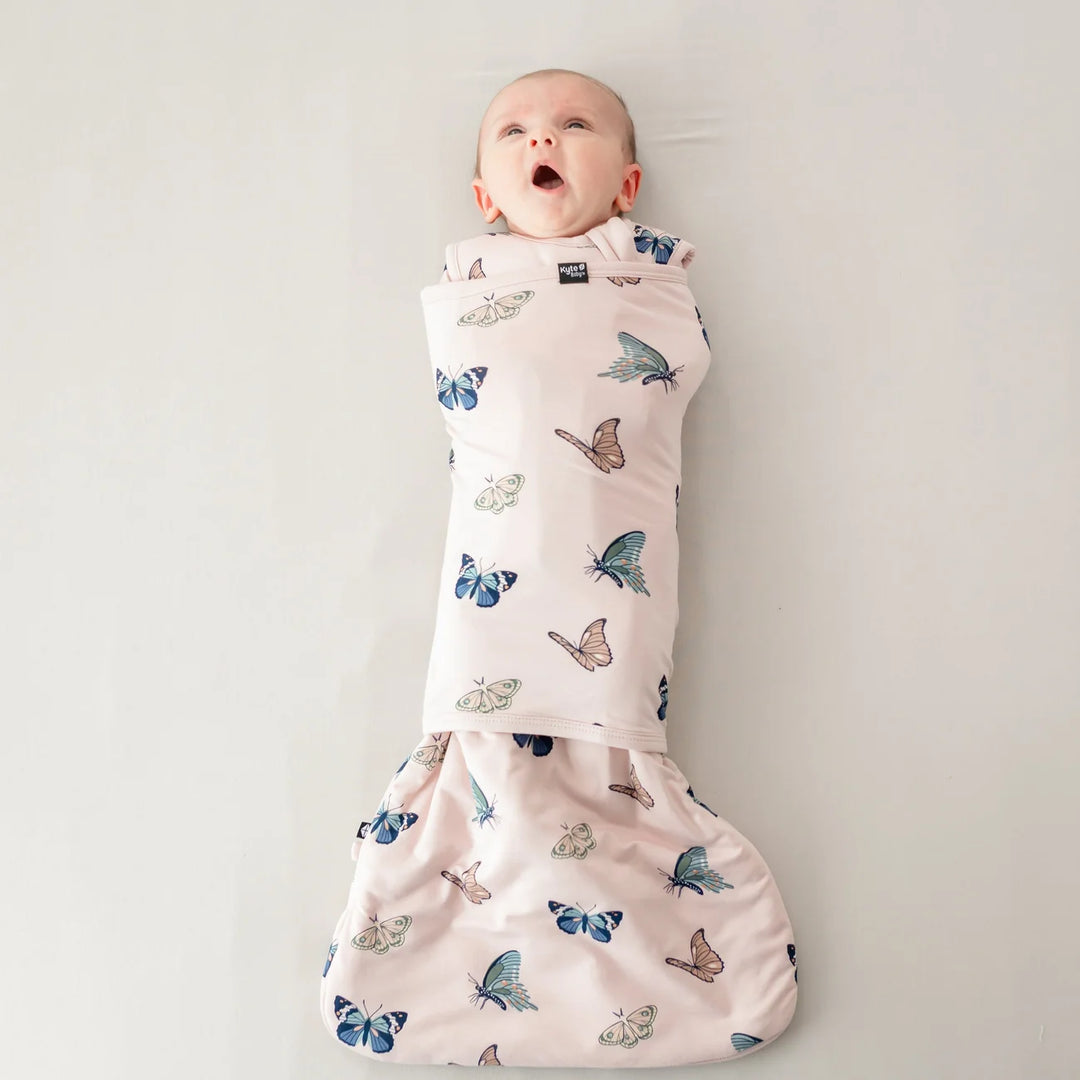 Kyte Baby - Sleep Bag Swaddler in Blush Butterfly 1.0