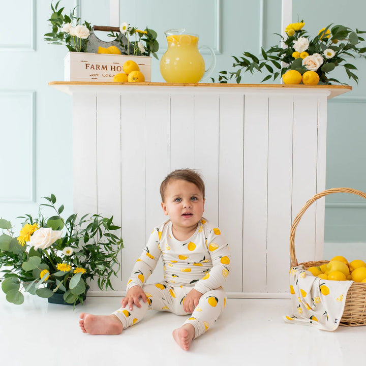 Kyte Baby - Long Sleeve Toddler Pajama Set in Lemons