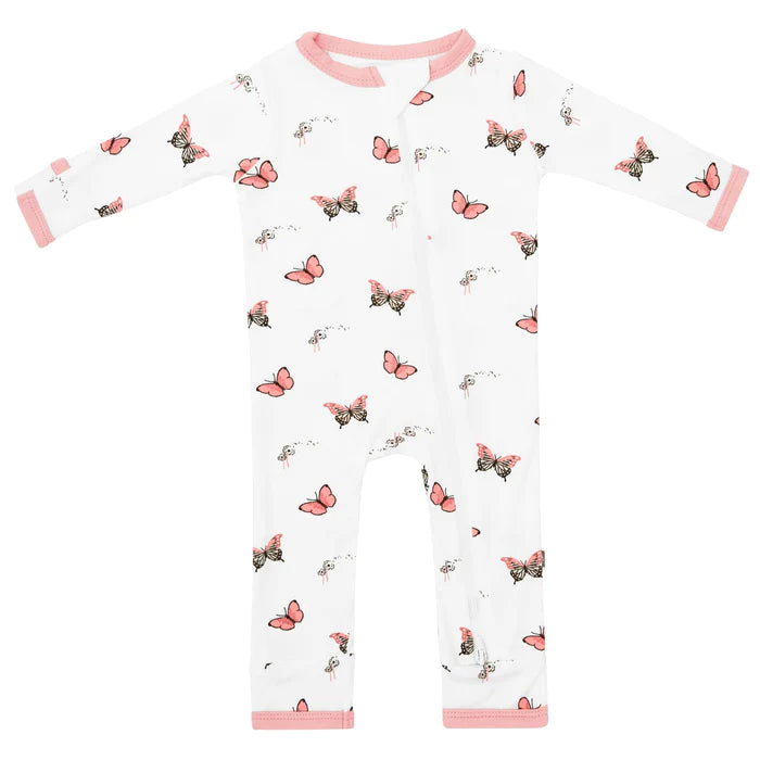 Kyte Baby - Zippered Romper in Butterflies