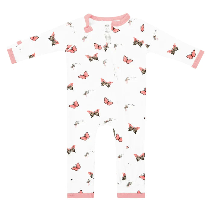 Kyte Baby - Zippered Romper in Butterflies