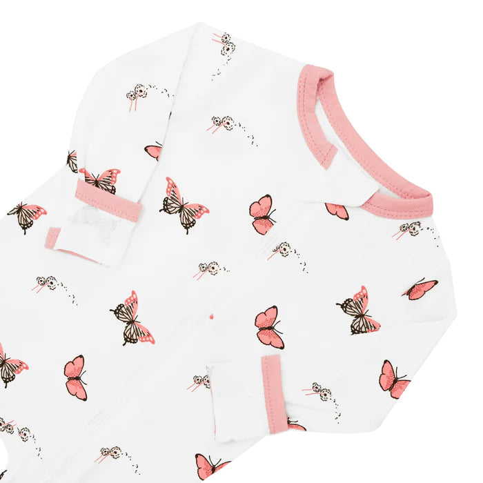 Kyte Baby - Zippered Romper in Butterflies