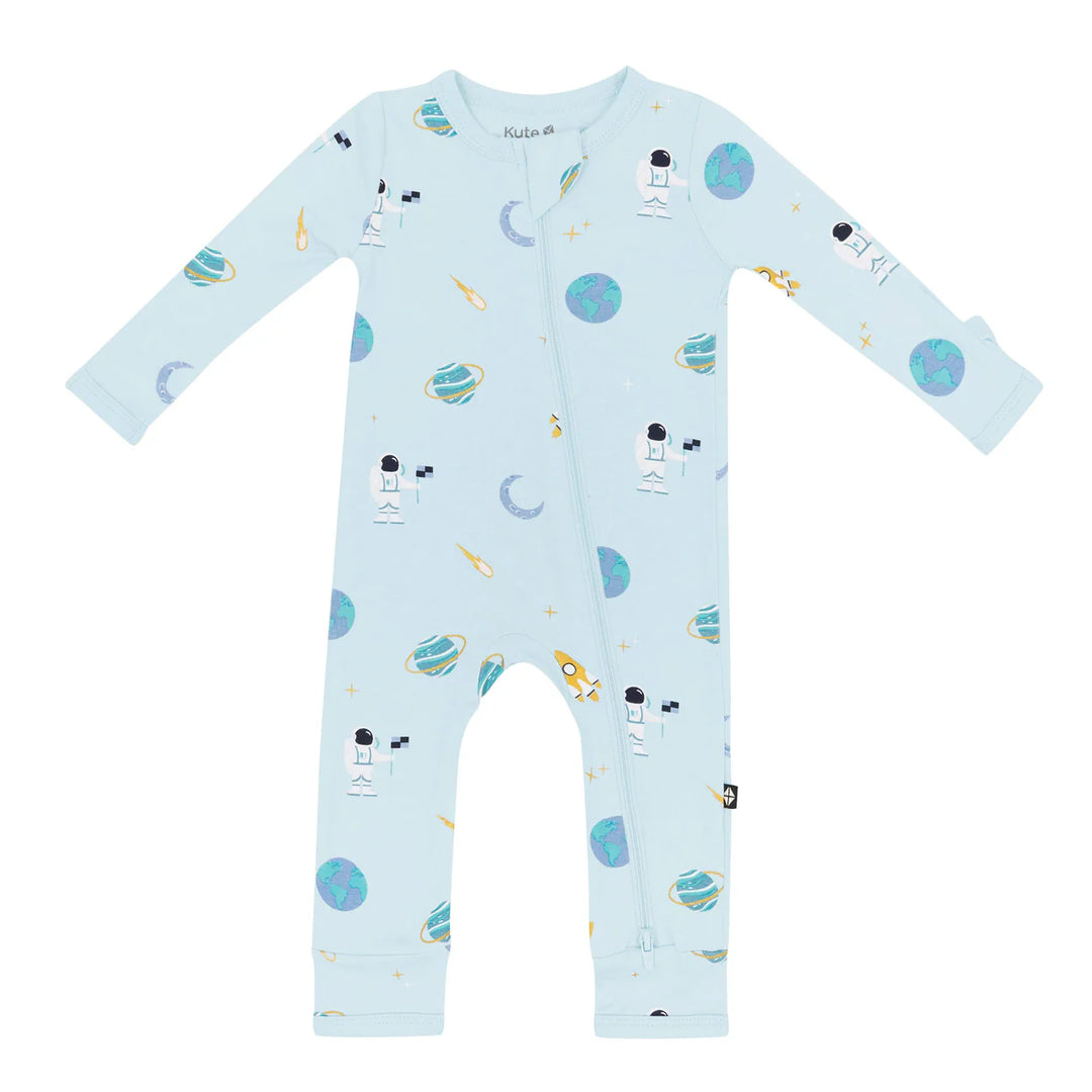Kyte Baby Zippered Romper - Ice Space Kyte Baby Zippered Romper - Ice Space