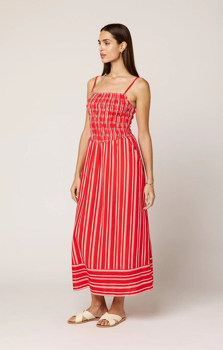 Cleobella – Lacey Ankle Dress in Poppy Red