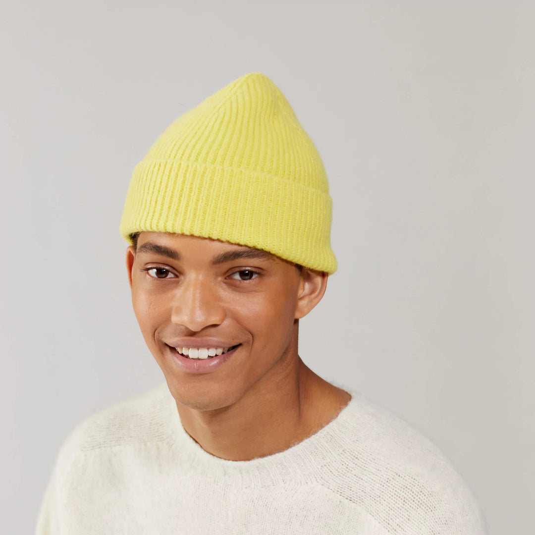 Le Bonnet – Beanie in Acid Yellow