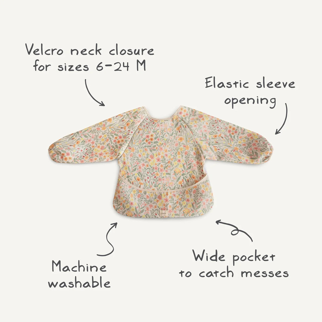 Mushie - Long Sleeve Bib in Suns