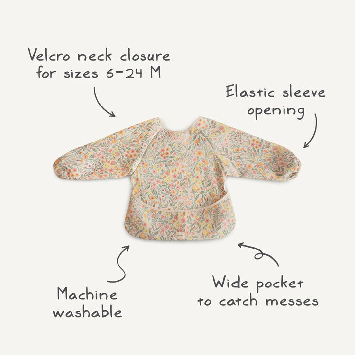 Mushie - Long Sleeve Bib in Suns
