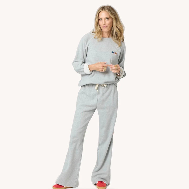 Kerri Rosenthal – Benton Love Brigade Sweatshirt in Heather Grey