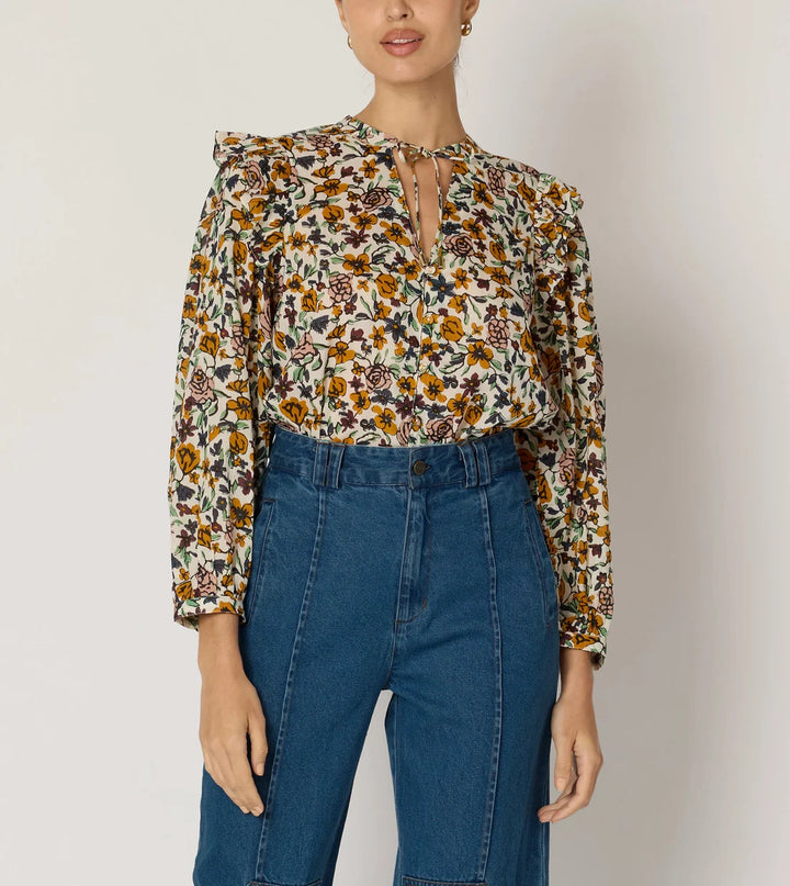 Cleobella – Malin Blouse in Wild Cosmos