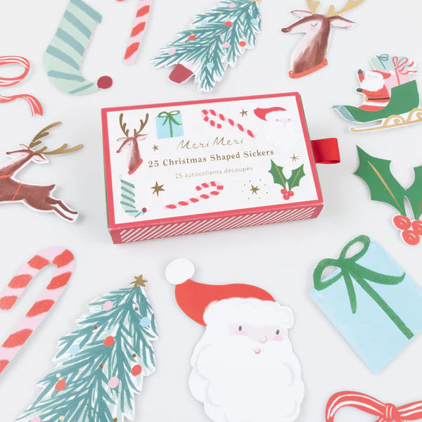 Meri Meri - Christmas Shape Stickers