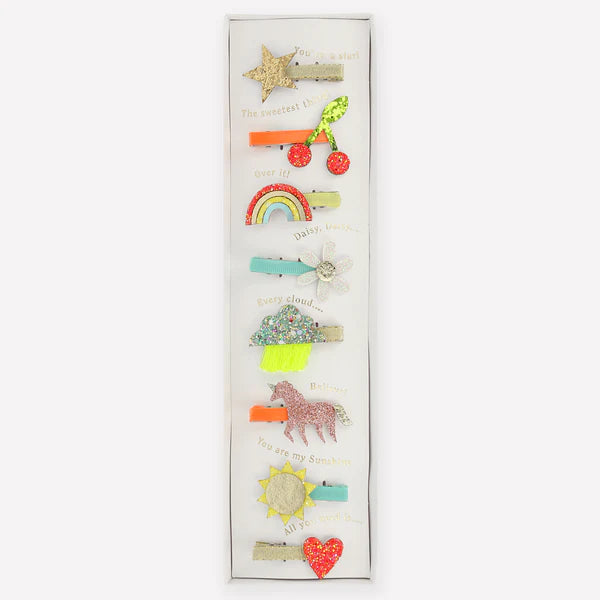 Meri Meri - Happy Icons Hair Clips