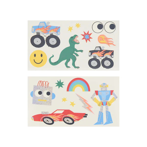 Meri Meri - Toybox Icons Temporary Tattoos