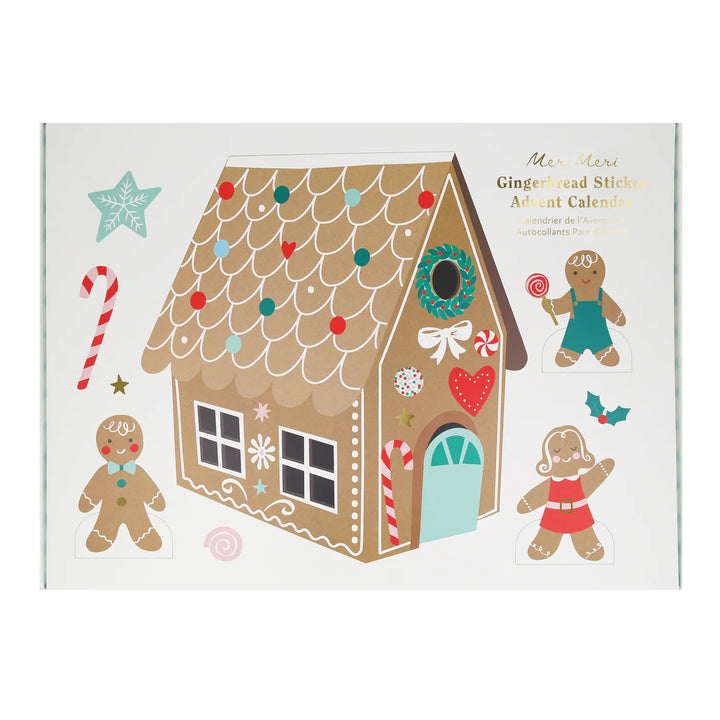 Meri Meri - Gingerbread Sticker Advent Calendar