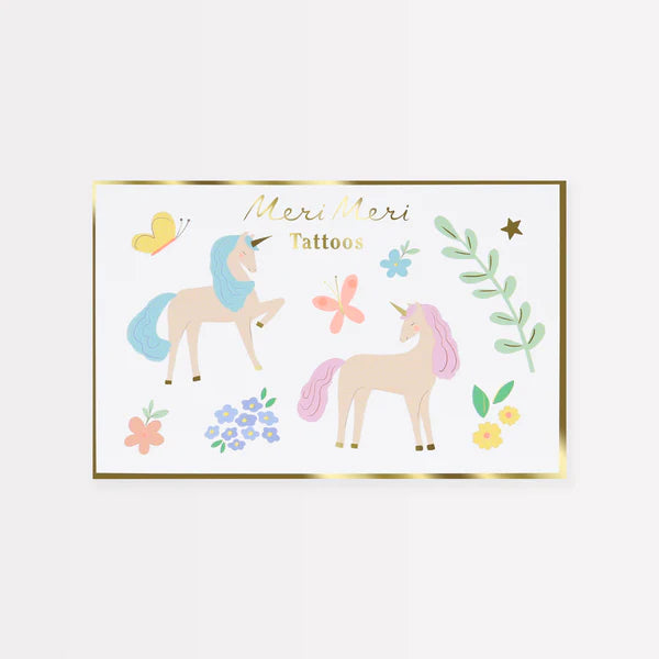Meri Meri - Unicorn Temporary Tattoos