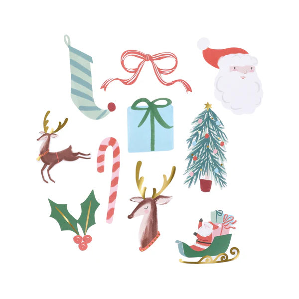 Meri Meri - Christmas Shape Stickers