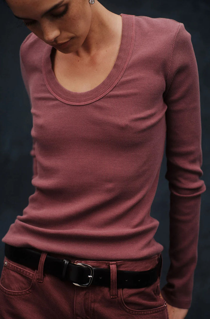 AMO – Nico Long Sleeve Tee in Bloom