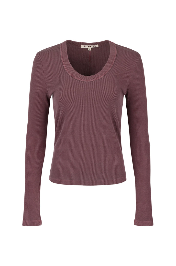 AMO – Nico Long Sleeve Tee in Bloom