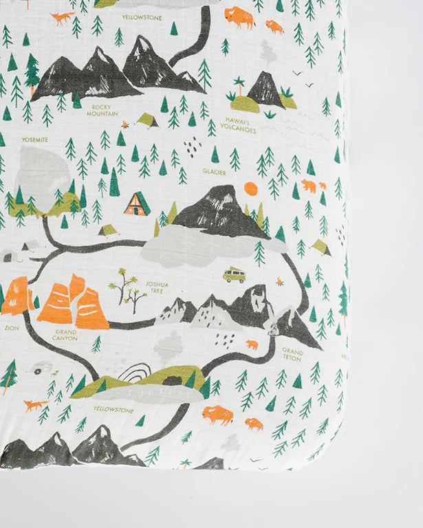 Clementine Kids – National Parks Crib Sheet