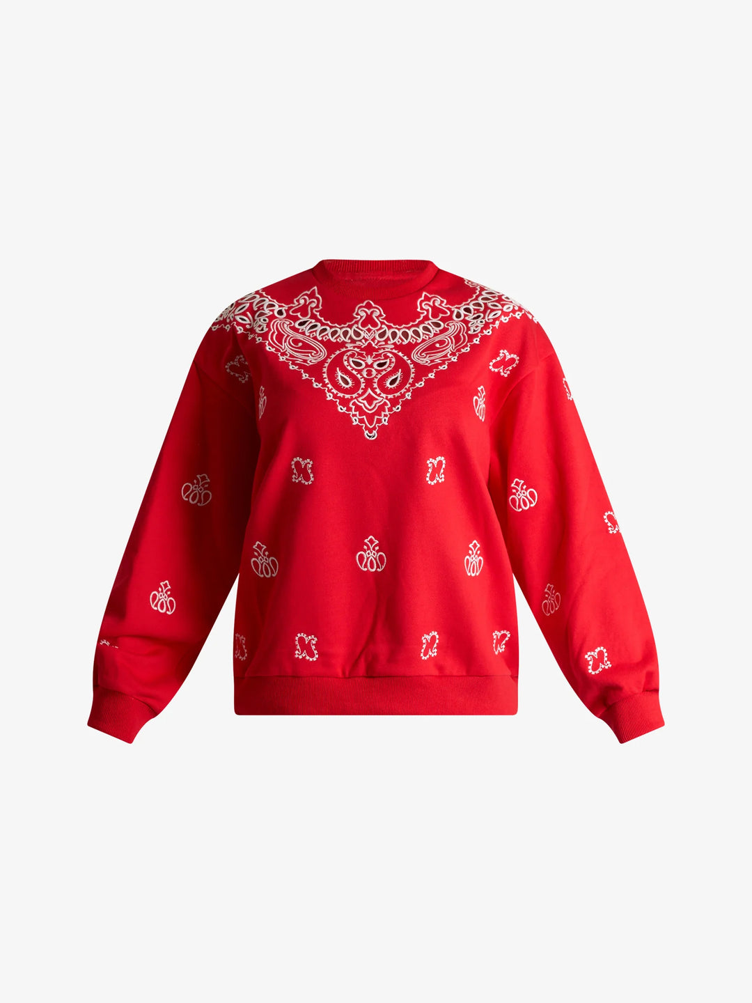 Ottod'Ame - Bandana Sweatshirt in Fiamma