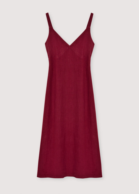 The New Society – Bulbine Dress in Crimson Wine