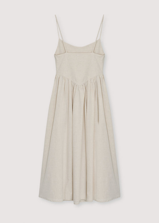 The New Society – Lippia Dress in Sand Vigore