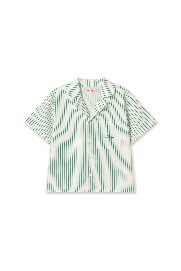 Tiny Cottons – Emerald Stripes Shirt