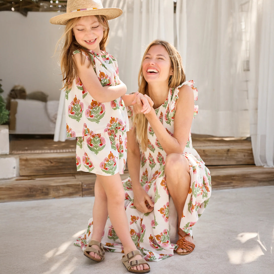 Pink Chicken – Girls Misha 2 Piece Set in Pink Bellflower