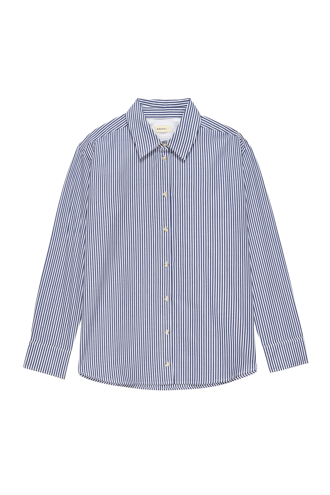 DONNI - Stripe Pop Shirt in Navy Stripe