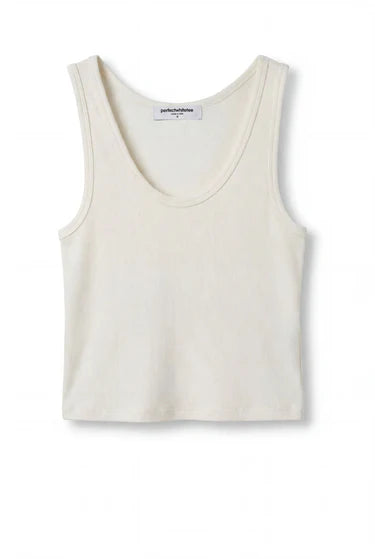 Perfect White Tee - Blondie Tank in Bright Ivory