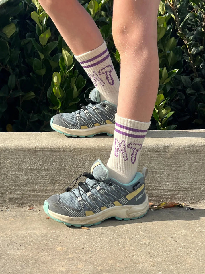 Milk Teeth – MT Socks in Purple