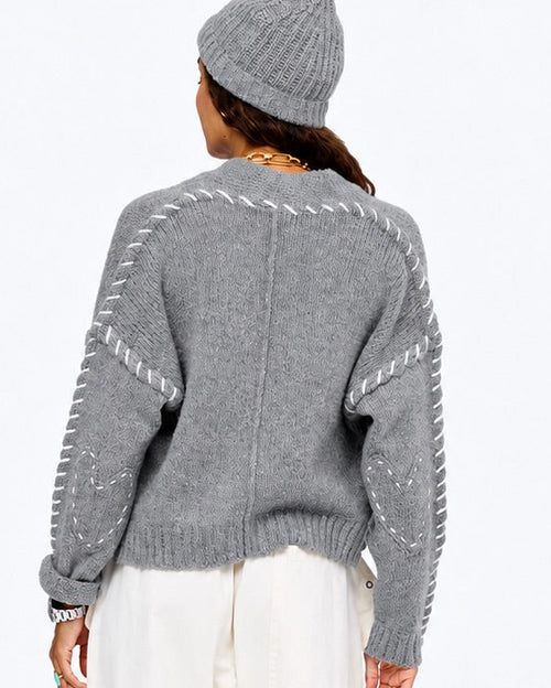 Kerri Rosenthal – Sienna Cardigan in Smoke