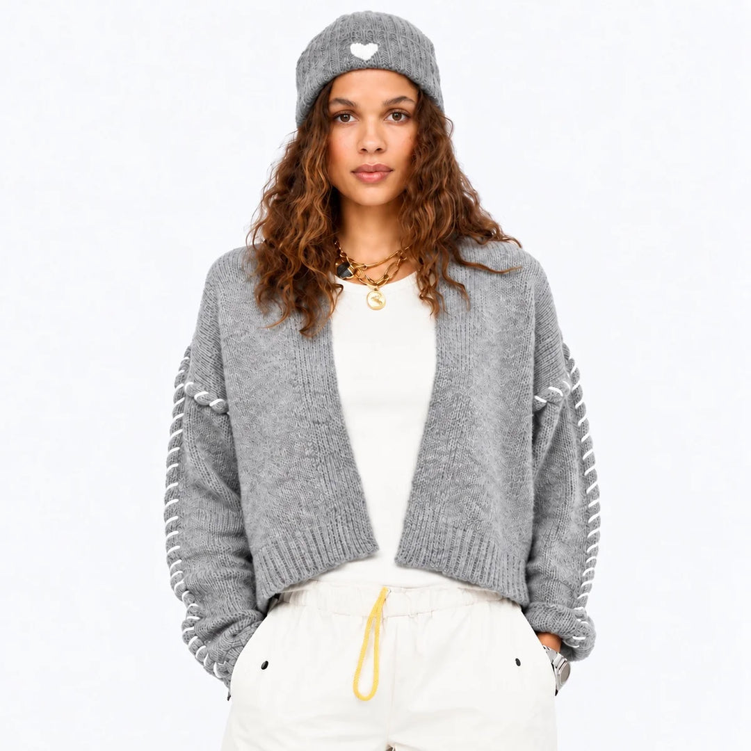 Kerri Rosenthal – Sienna Cardigan in Smoke