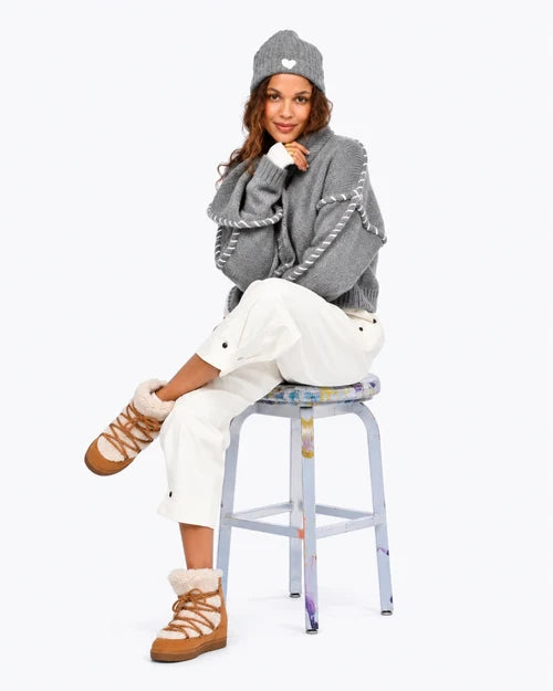 Kerri Rosenthal – Sienna Cardigan in Smoke