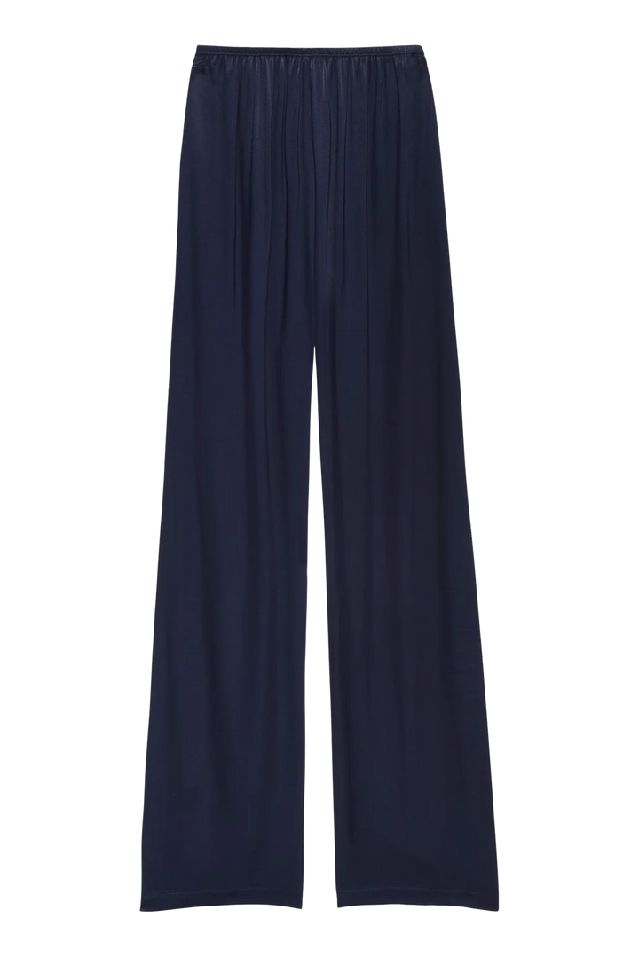 DONNI – Satiny Simple Pant in Navy