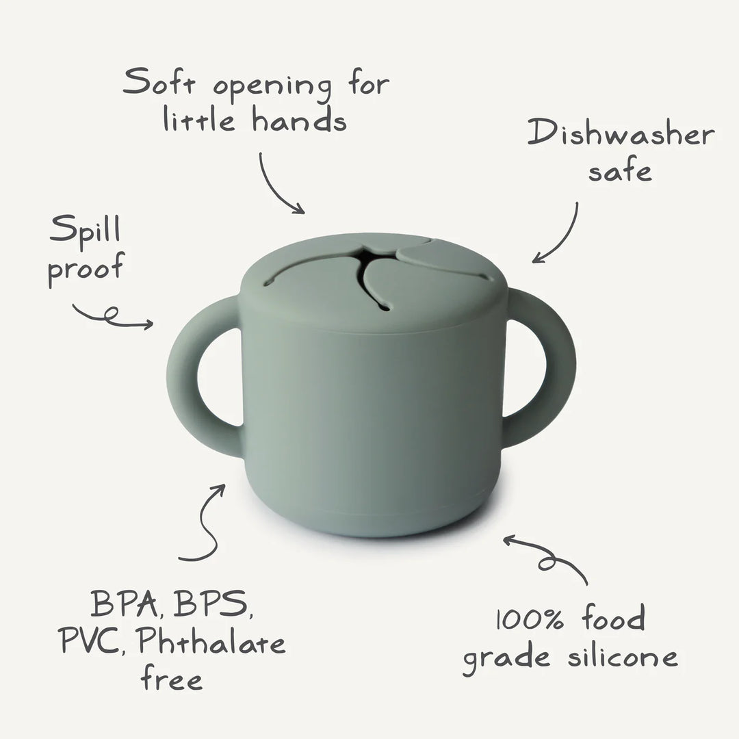 Mushie - Silicone Snack Cup in Shifting Sand